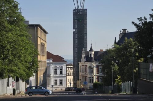 Chmelový maják parkoviště