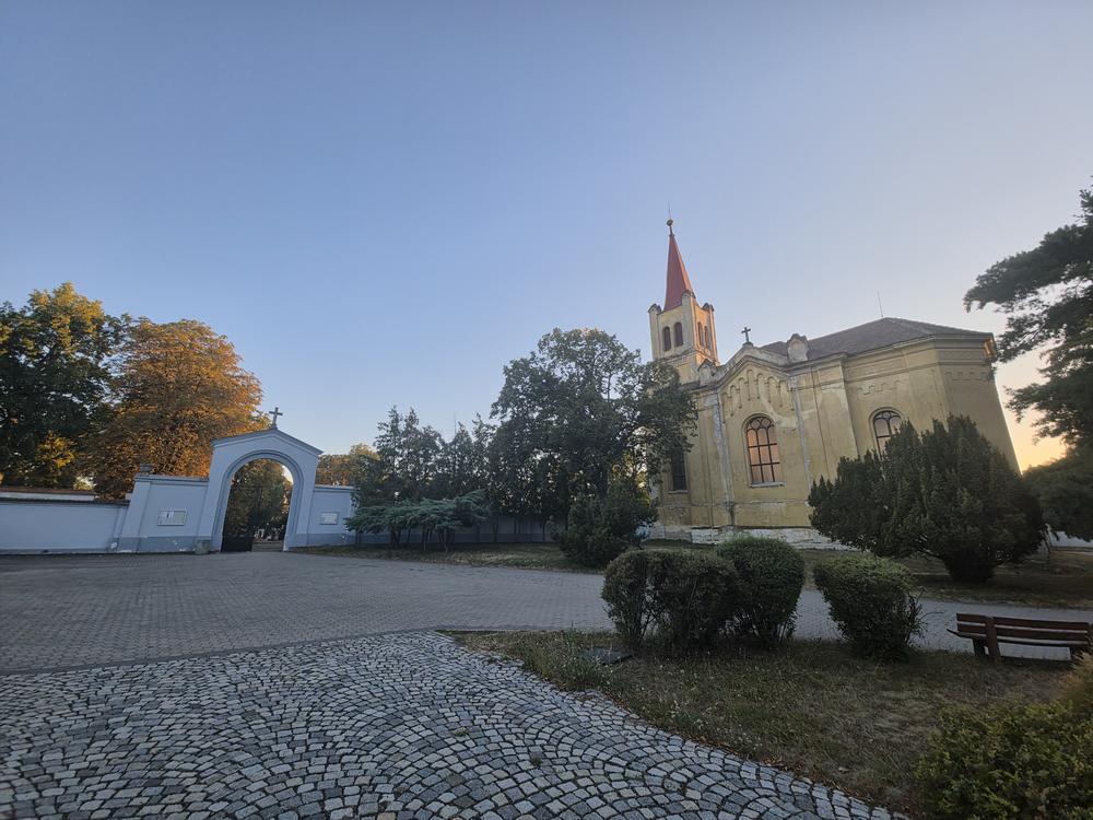 Žatecký hřbitov u kaple svatého Antonína Paduánského