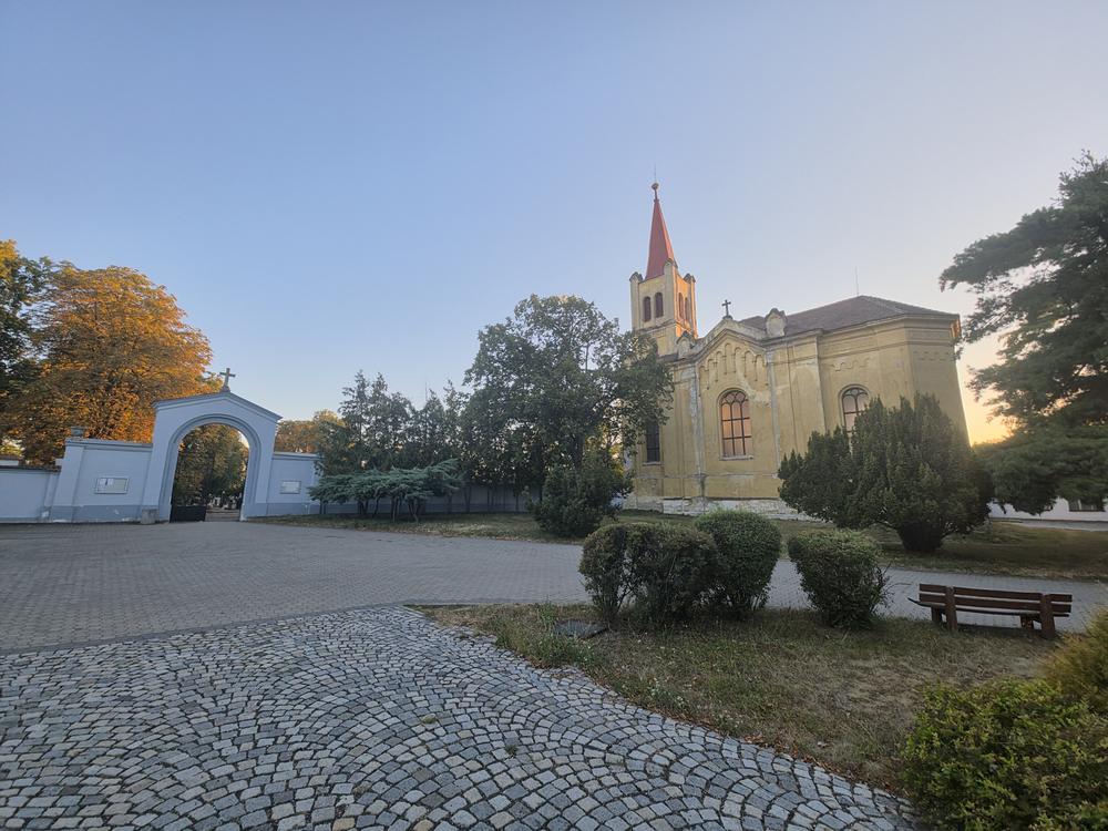 Žatecký hřbitov u kaple svatého Antonína Paduánského